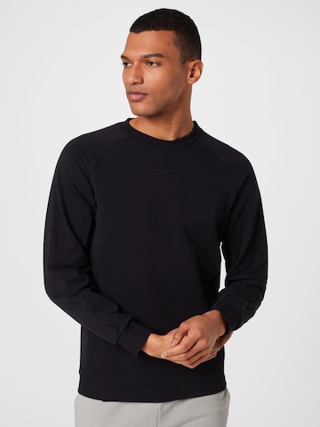 4F Athletic Sweatshirt in Black: front