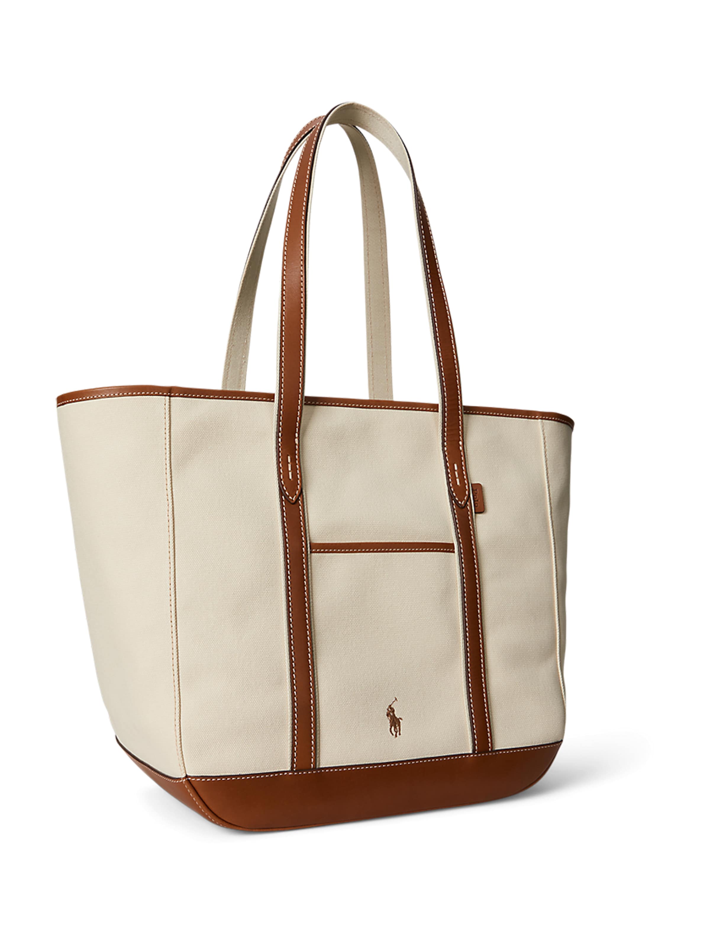 Polo Ralph Lauren Shopper in Beige: Vorderseite