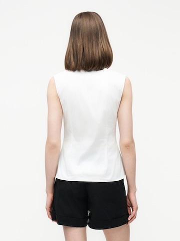 BOSS - Blusa 'Burbella' en blanco