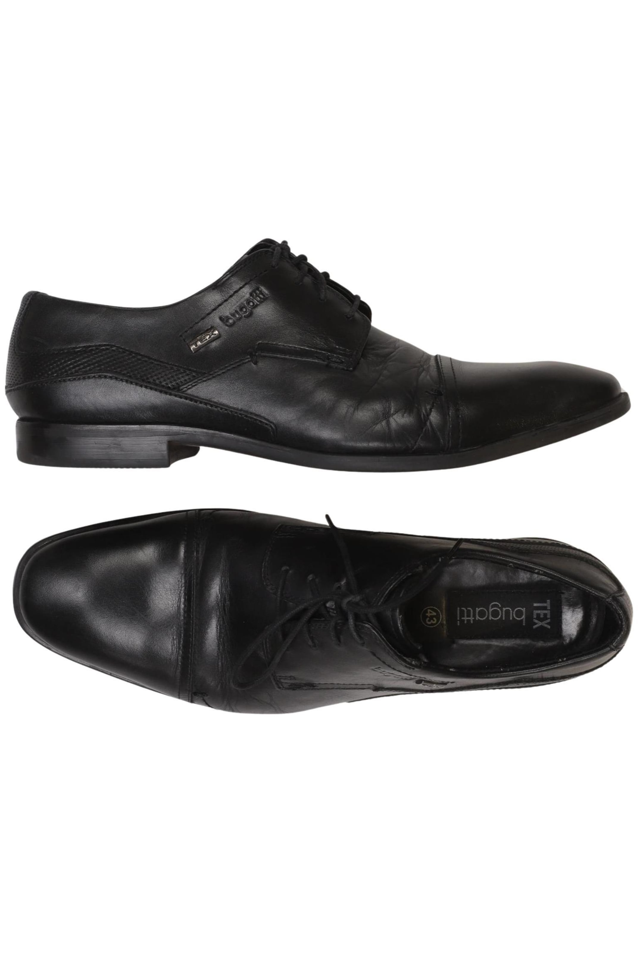 bugatti Halbschuh 43 in Schwarz: Vorderseite