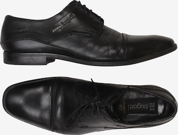 bugatti Halbschuh 43 in Schwarz: Vorderseite