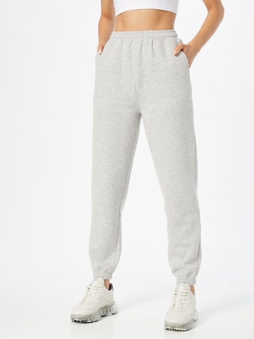 LENI KLUM x ABOUT YOU Loose fit Pants 'Lea' in Grey: front