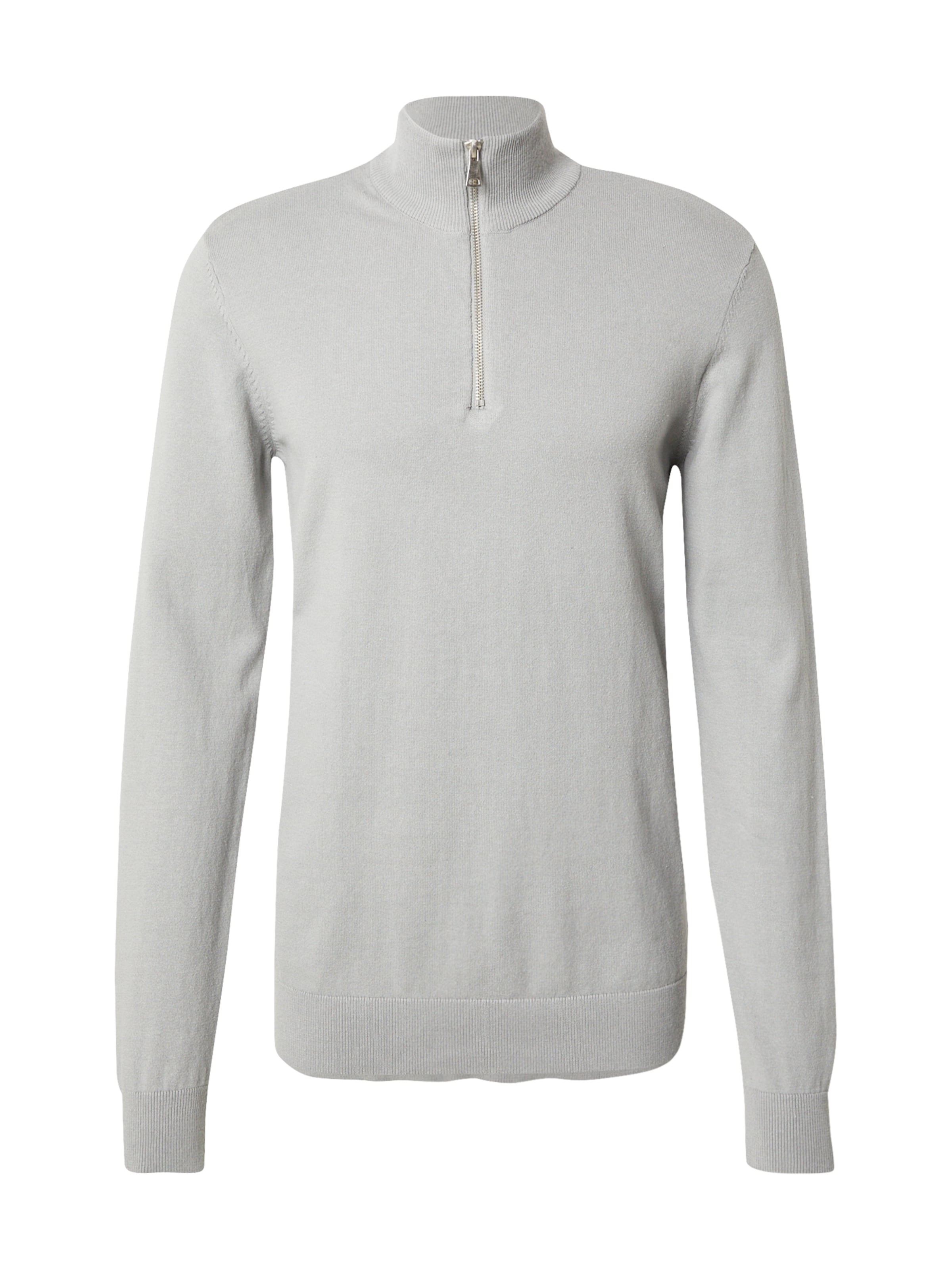 BLEND Свитер 'BHBRYAN' в Серый: спереди