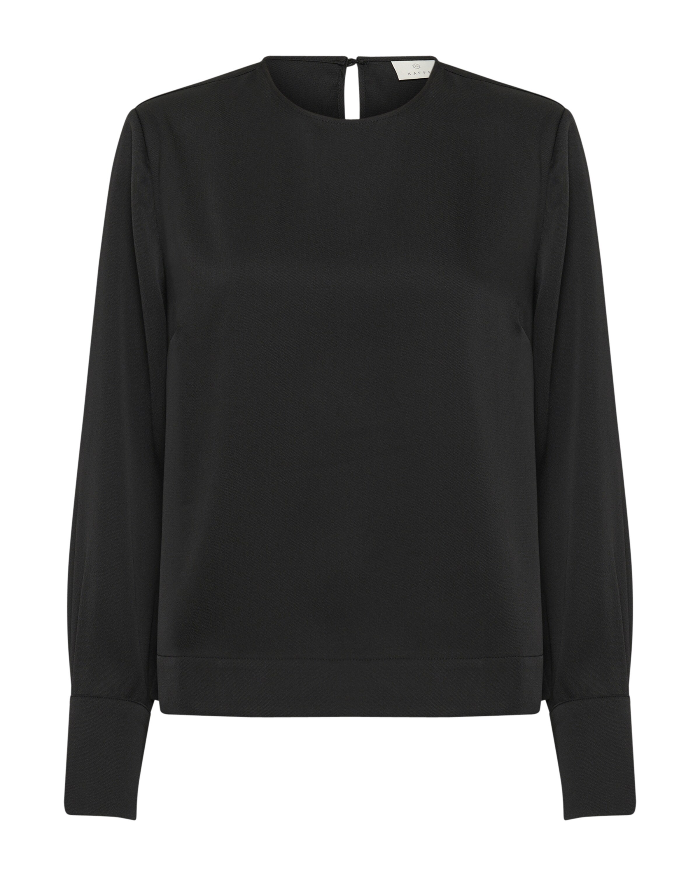 Kaffe Bluse in Schwarz: Vorderseite