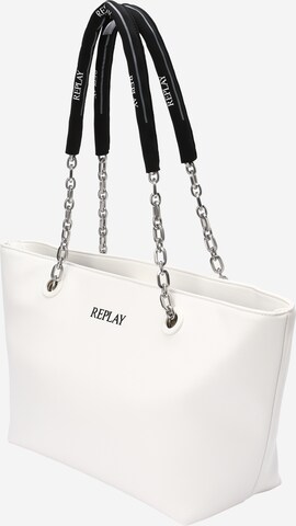 REPLAY Shopper in White