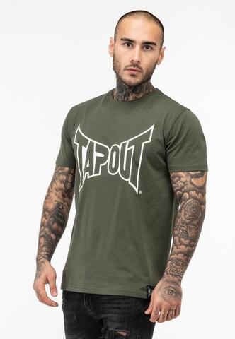 Tapout - Camiseta en verde: frente