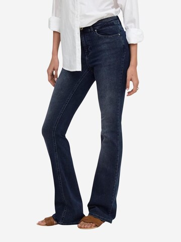Wide leg Jeans 'ONLBLUSH MID FLARED DNM REA409 NOOS 15233833' di ONLY in blu