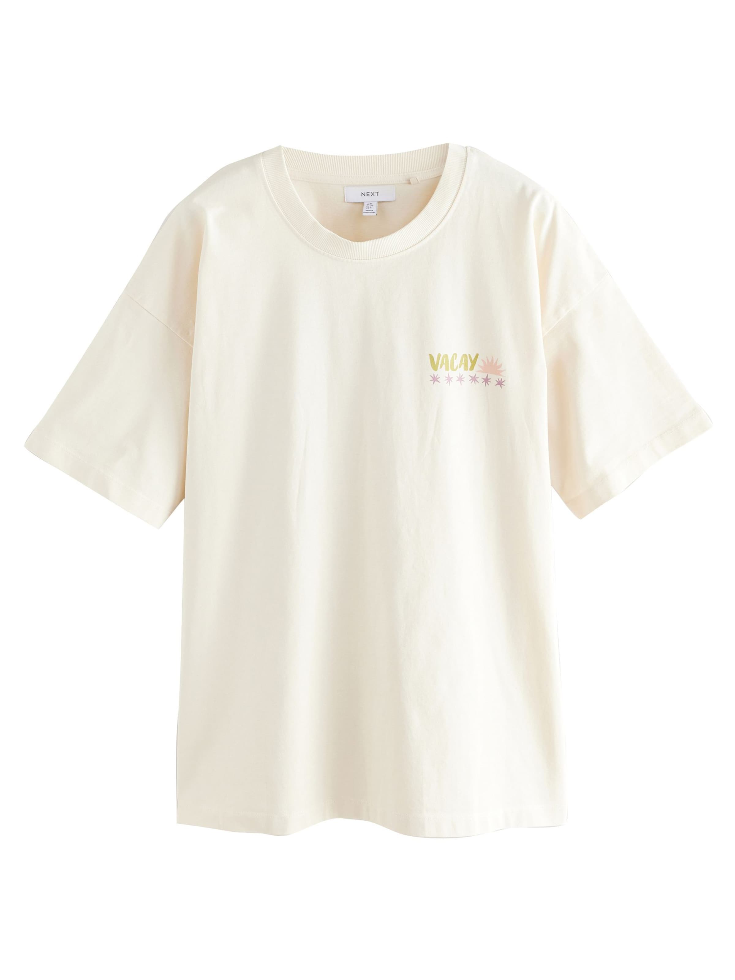 Next Футболка в Бежевый: спереди