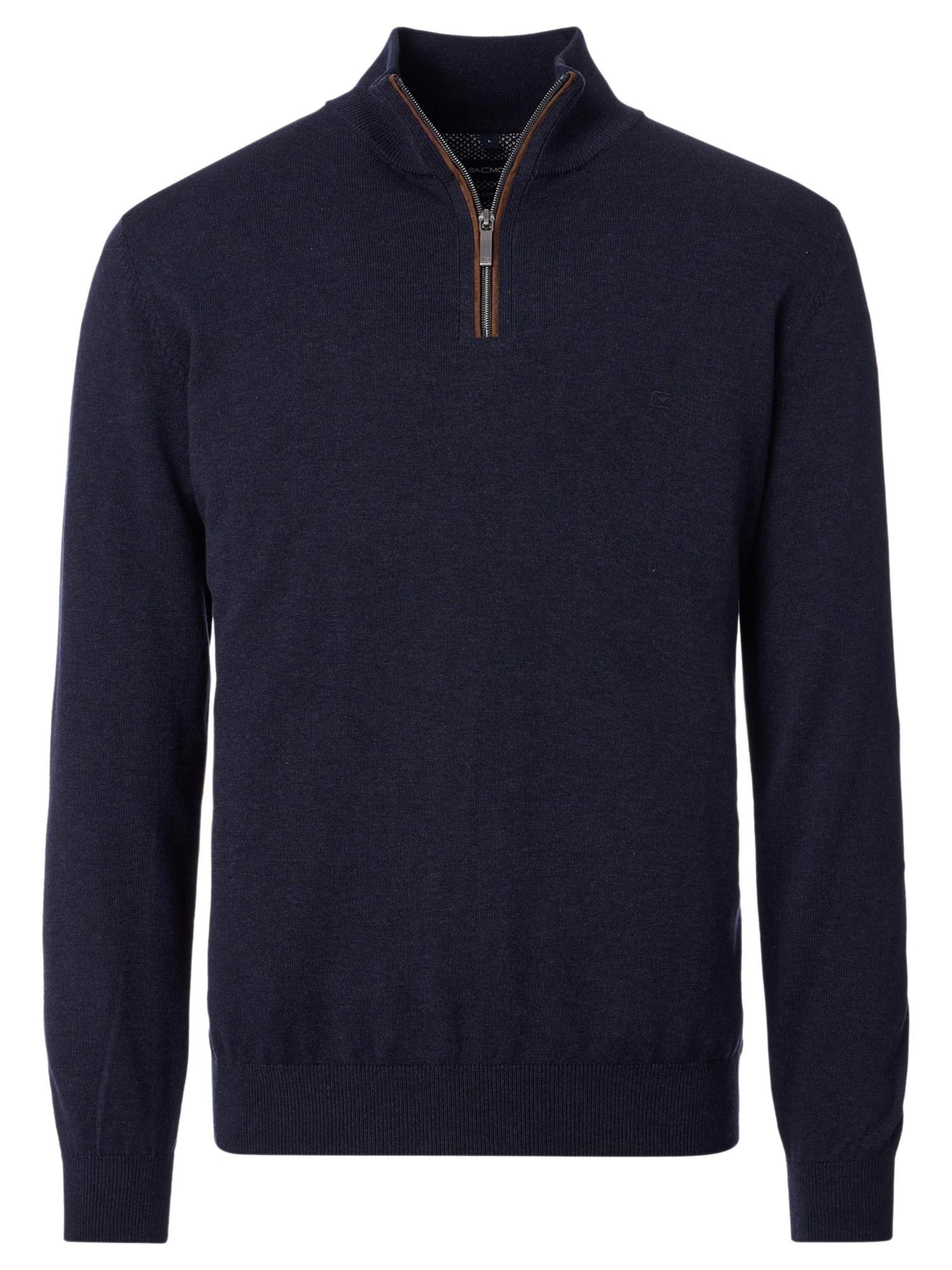 CASAMODA Sweater 'Basic' in Blue: front