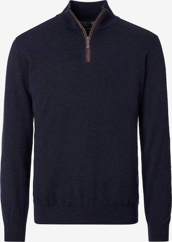 CASAMODA Pullover 'Basic' in Blau: Vorderseite