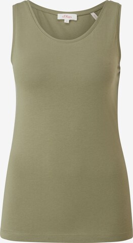 Top di s.Oliver in verde: frontale