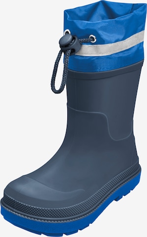 PLAYSHOES Rubber boot in Blue: front