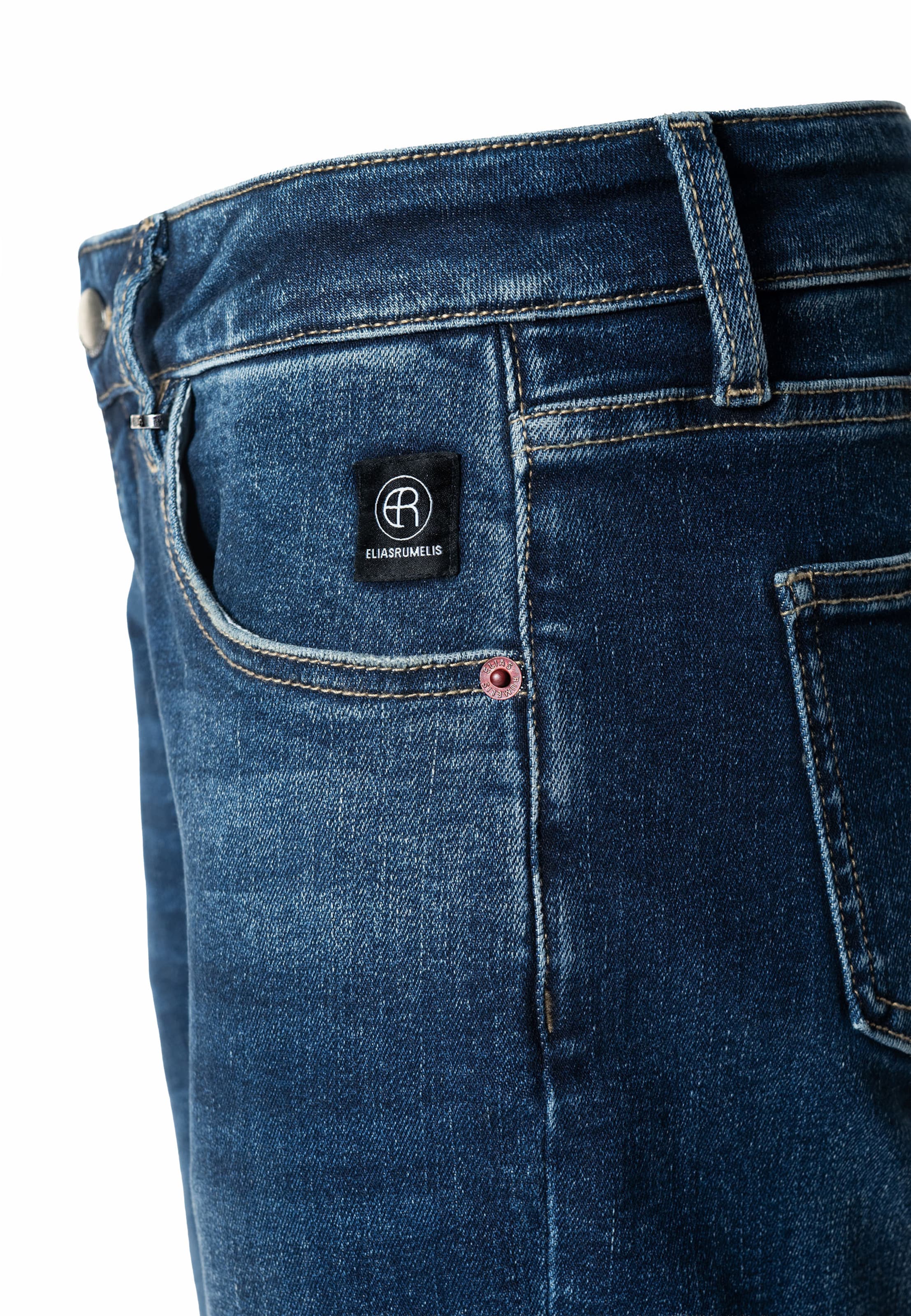 Elias Rumelis Bootcut Jeansy 'Mina' w kolorze niebieski