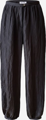 EDITED Tapered Broek 'Trisha' in Zwart: voorkant