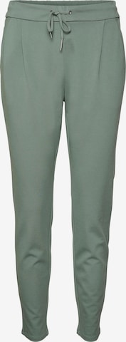 Loosefit Pantaloni con pieghe 'EVA' di VERO MODA in verde: frontale
