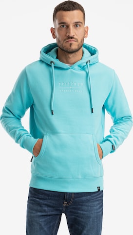 SPITZBUB Sweatshirt ' Fabian ' in Blauw: voorkant