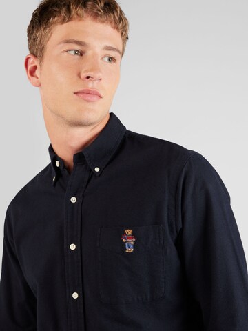 Coupe regular Chemise Polo Ralph Lauren en bleu