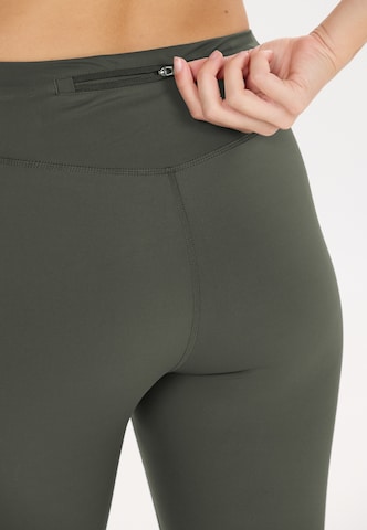ENDURANCE Slim fit Sports trousers 'Annghone' in Green