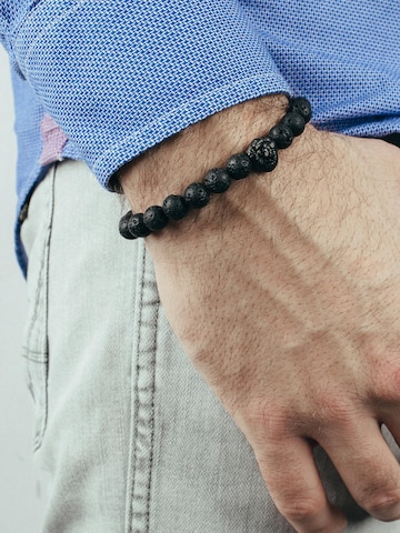 Akitsune Armband 'Regis' in Schwarz