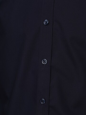 Finshley & Harding Slim fit Button Up Shirt in Blue