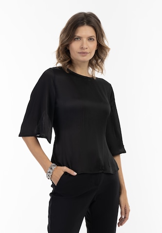 usha BLACK LABEL Bluza | črna barva: sprednja stran