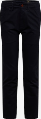 Superdry Chino hlače 'OFFICERS' | modra barva: sprednja stran