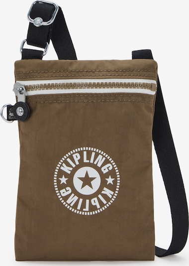 KIPLING Taška přes rameno 'Afia Lite' ve velikosti One Size - hnědá / bílá, Produkt