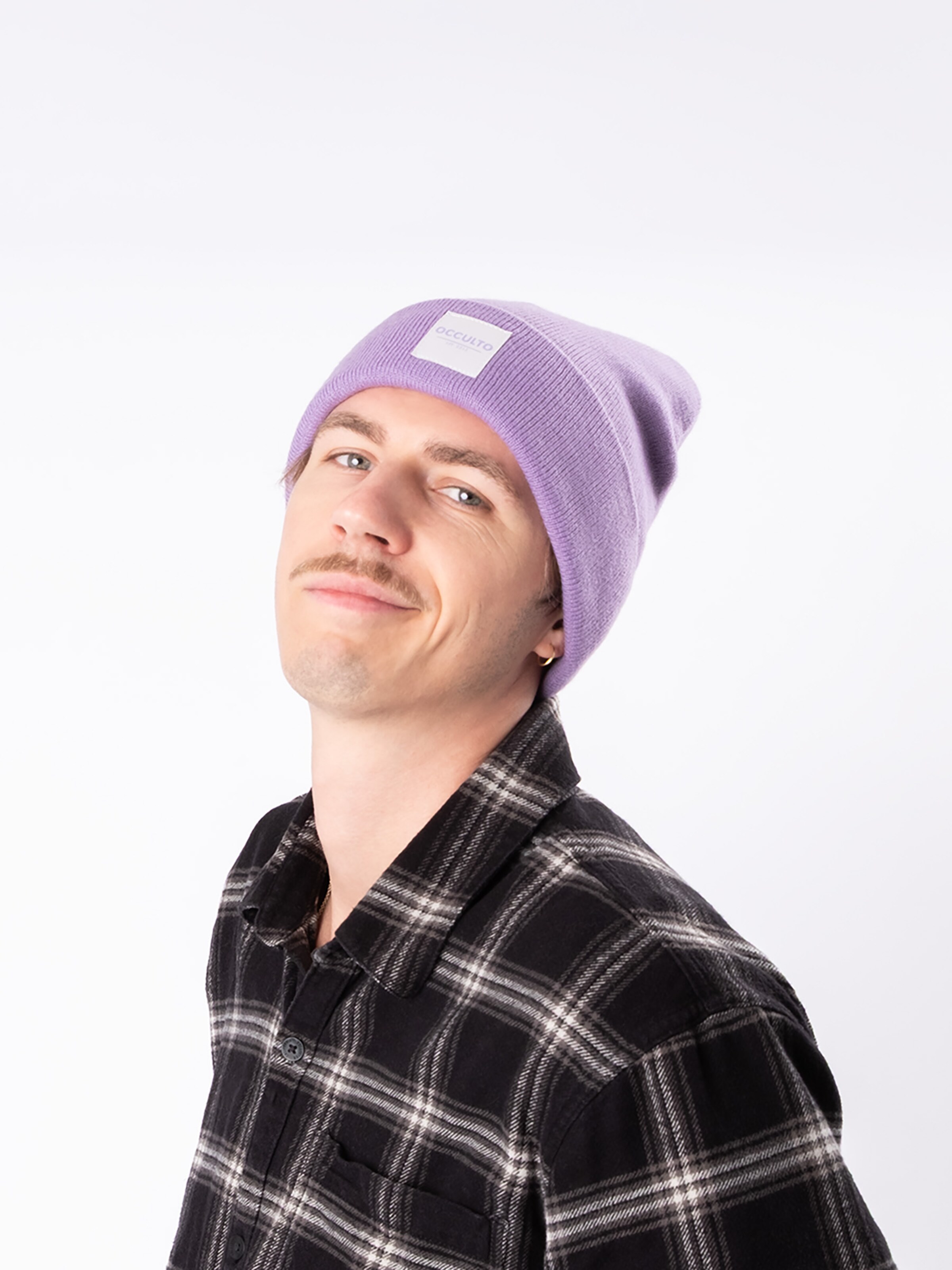 Occulto Beanie 'Eli' in Purple