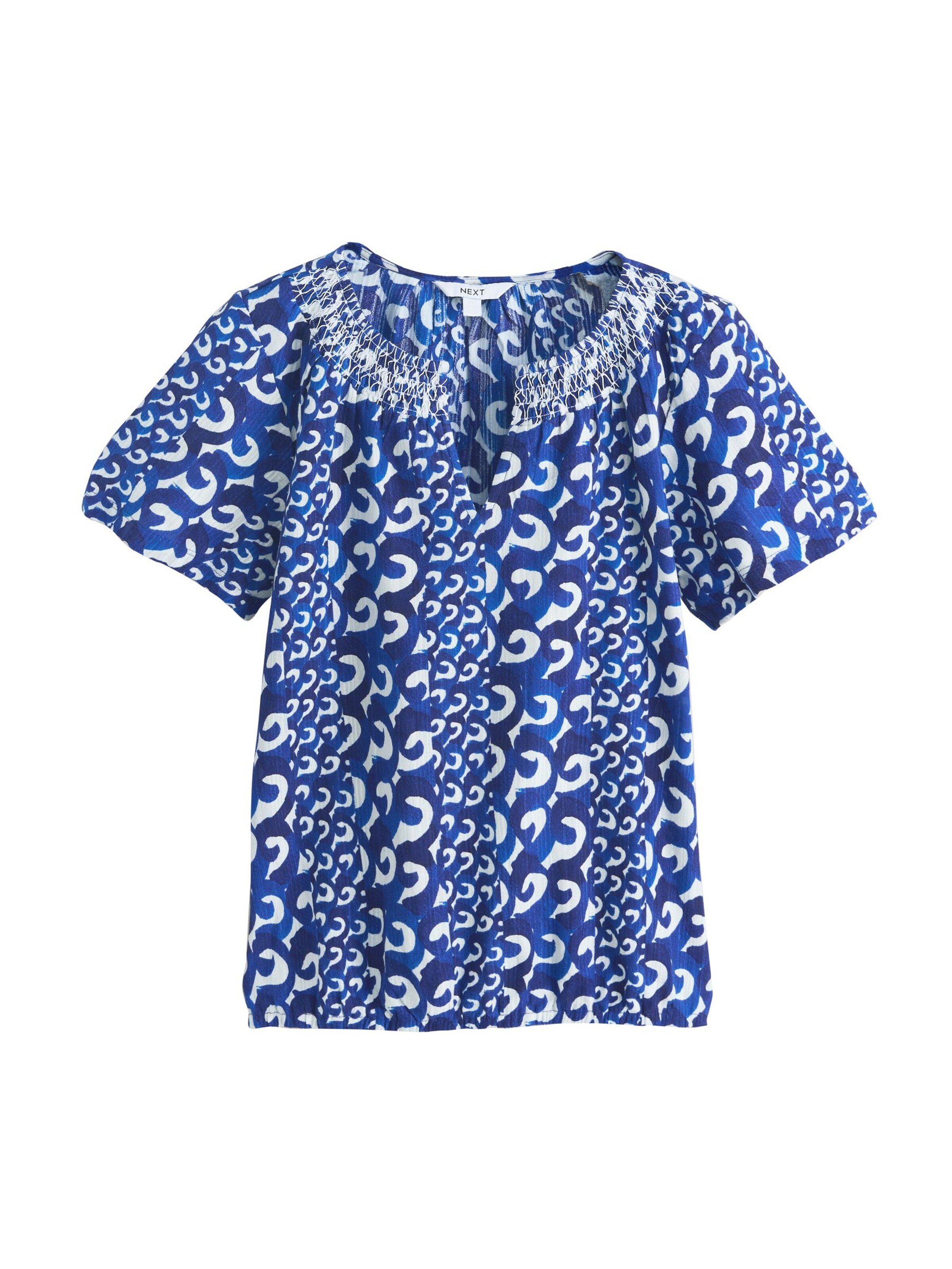 Next Bluse in Blau: Vorderseite