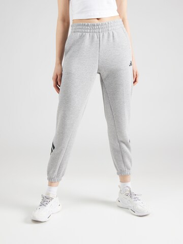 ADIDAS SPORTSWEAR Alt kitsenev Spordipüksid 'FI', värv hall: eest vaates
