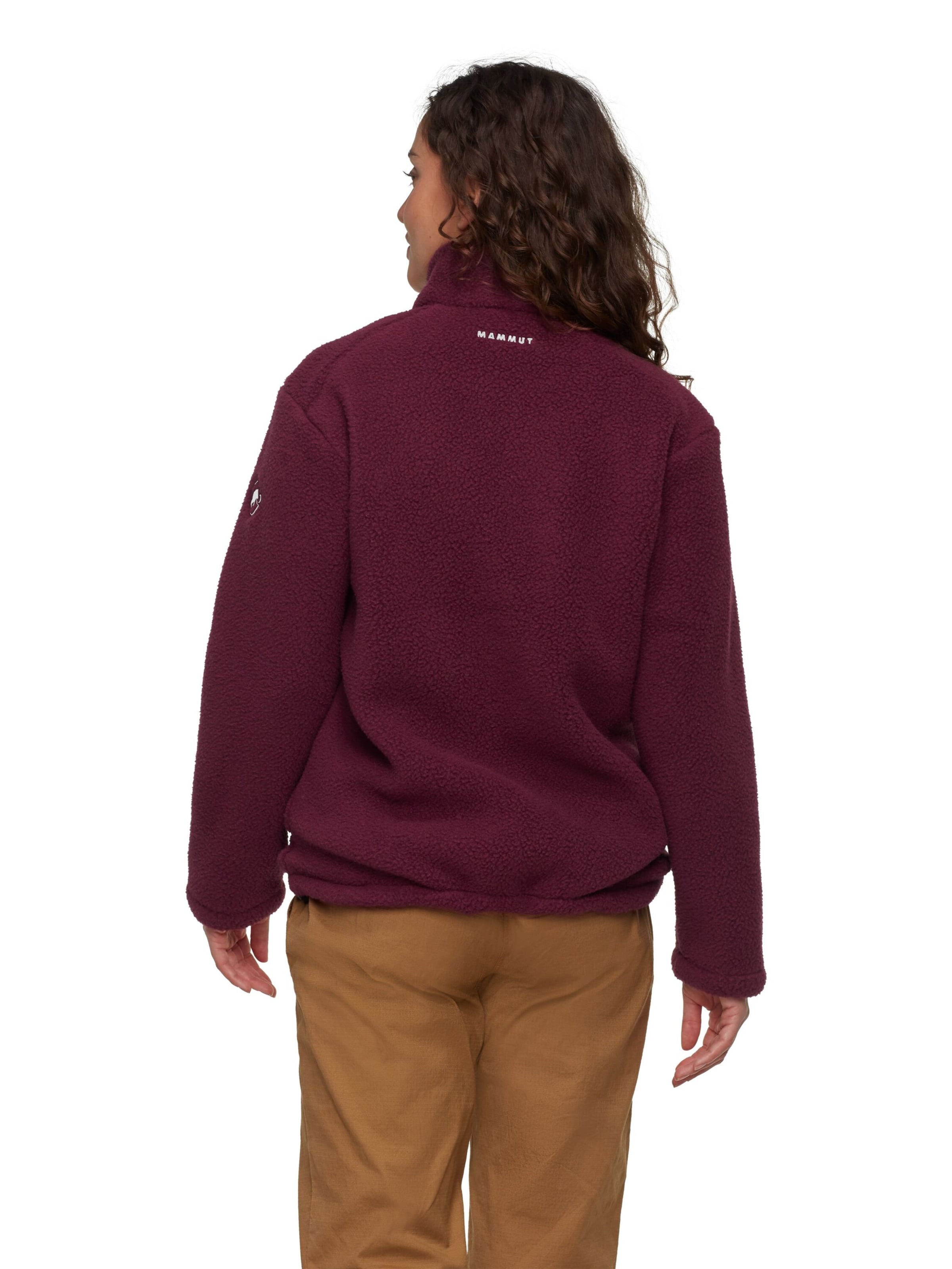 MAMMUT Athletic Fleece Jacket in Red