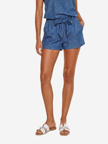 regular Pantaloni 'ONLNOVA AZURE TALIA SHORTS WVN 15370342' di ONLY in blu