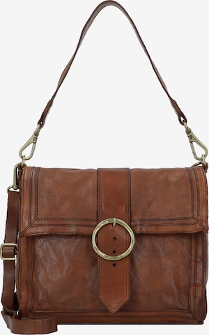 Campomaggi Shoulder Bag in Brown: front