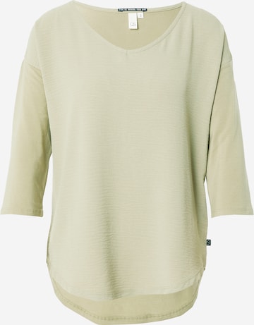 T-shirt QS en vert : devant