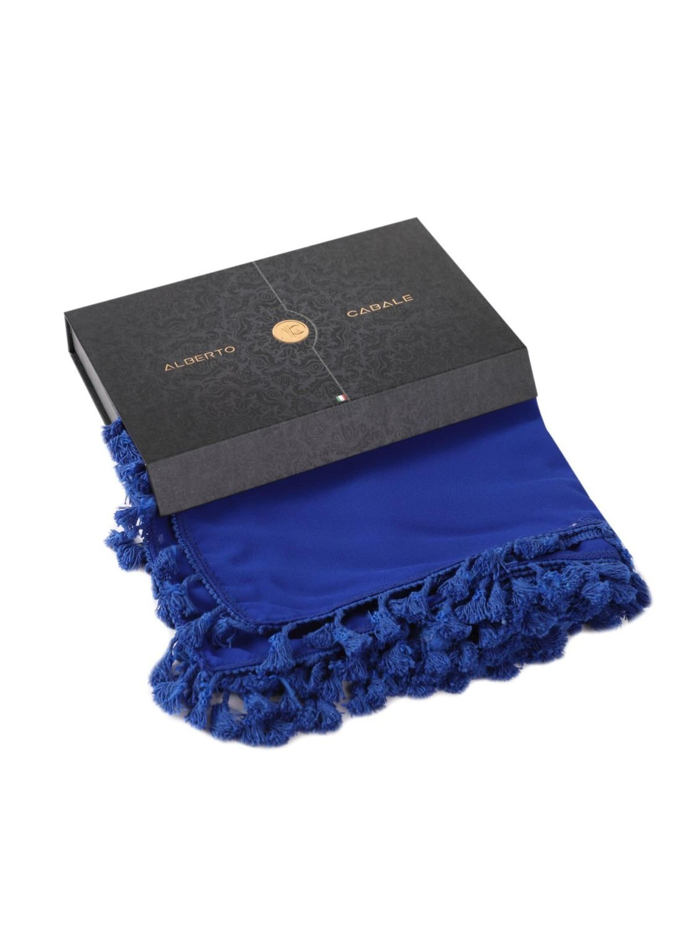 alberto cabale Rok 'Paréo de plage FRINGES' in Blauw