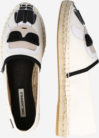 Espadrilles 'KAMINI' Karl Lagerfeld en blanc