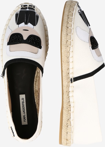 Karl Lagerfeld حذاء قماشي 'KAMINI' بلون أبيض