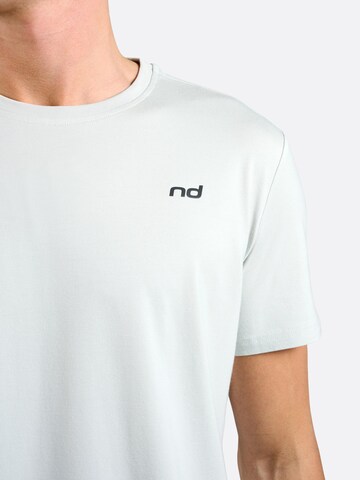 nordicdots Koszulka funkcyjna 'Bamboo Tee - Light Blue' w kolorze szary