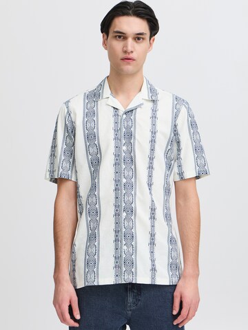 Casual Friday Regular fit Button Up Shirt 'JAYDEN' in Blue: front