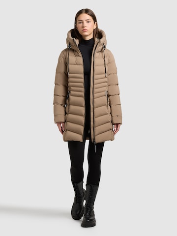 khujo Winter coat 'Lava' in Brown