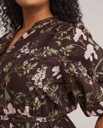 WE Fashion Платье-рубашка в Коричневый