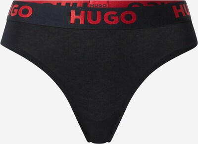 HUGO String en rouge / noir, Vue avec produit