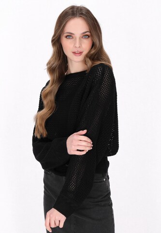 DreiMaster Vintage Свитер 'Comfy' в Черный: спереди
