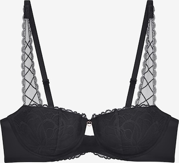 TRIUMPH Push-up BH ' Illusion Lace Dirndl BH ' in Zwart: voorkant