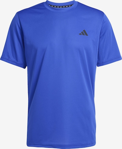 XS dydžio Sportiniai marškinėliai 'Train Essentials' iš ADIDAS PERFORMANCE, spalva – mėlyna / tamsiai pilka, Prekių apžvalga