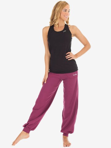 Effilé Pantalon de sport 'WH12' Winshape en rose