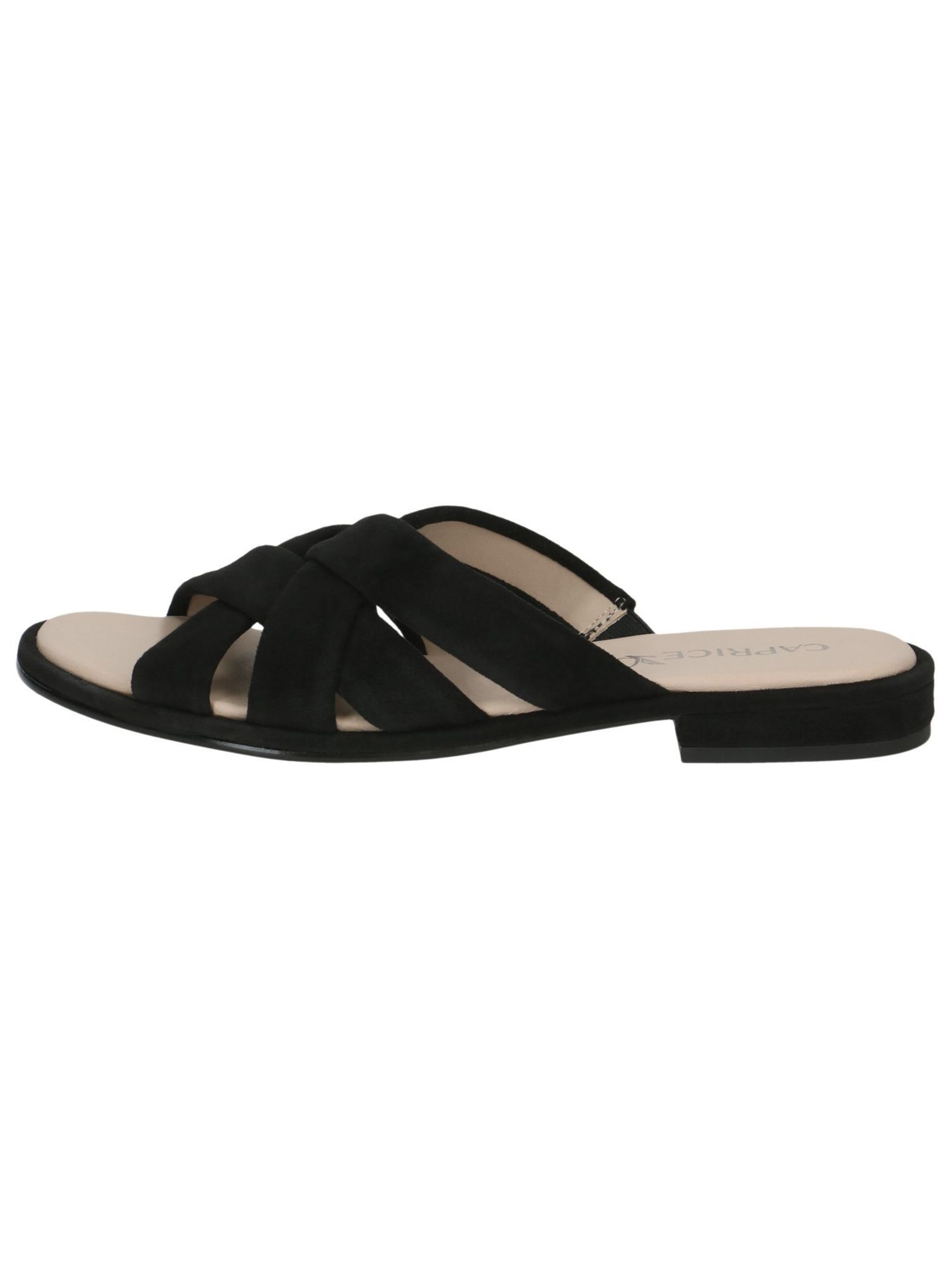 CAPRICE Pantolette in Schwarz