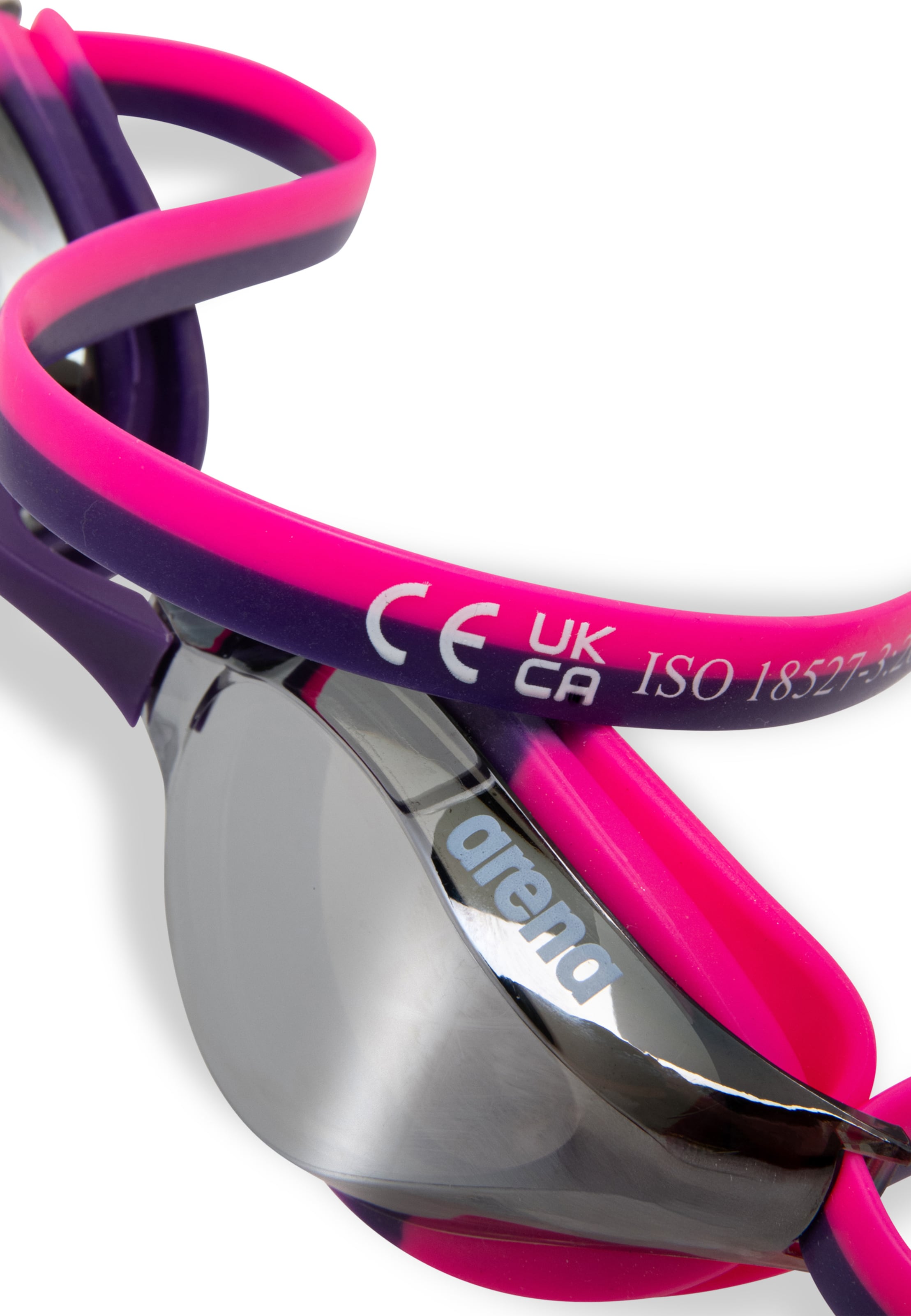 Lunettes 'Python Mirror' ARENA en rose