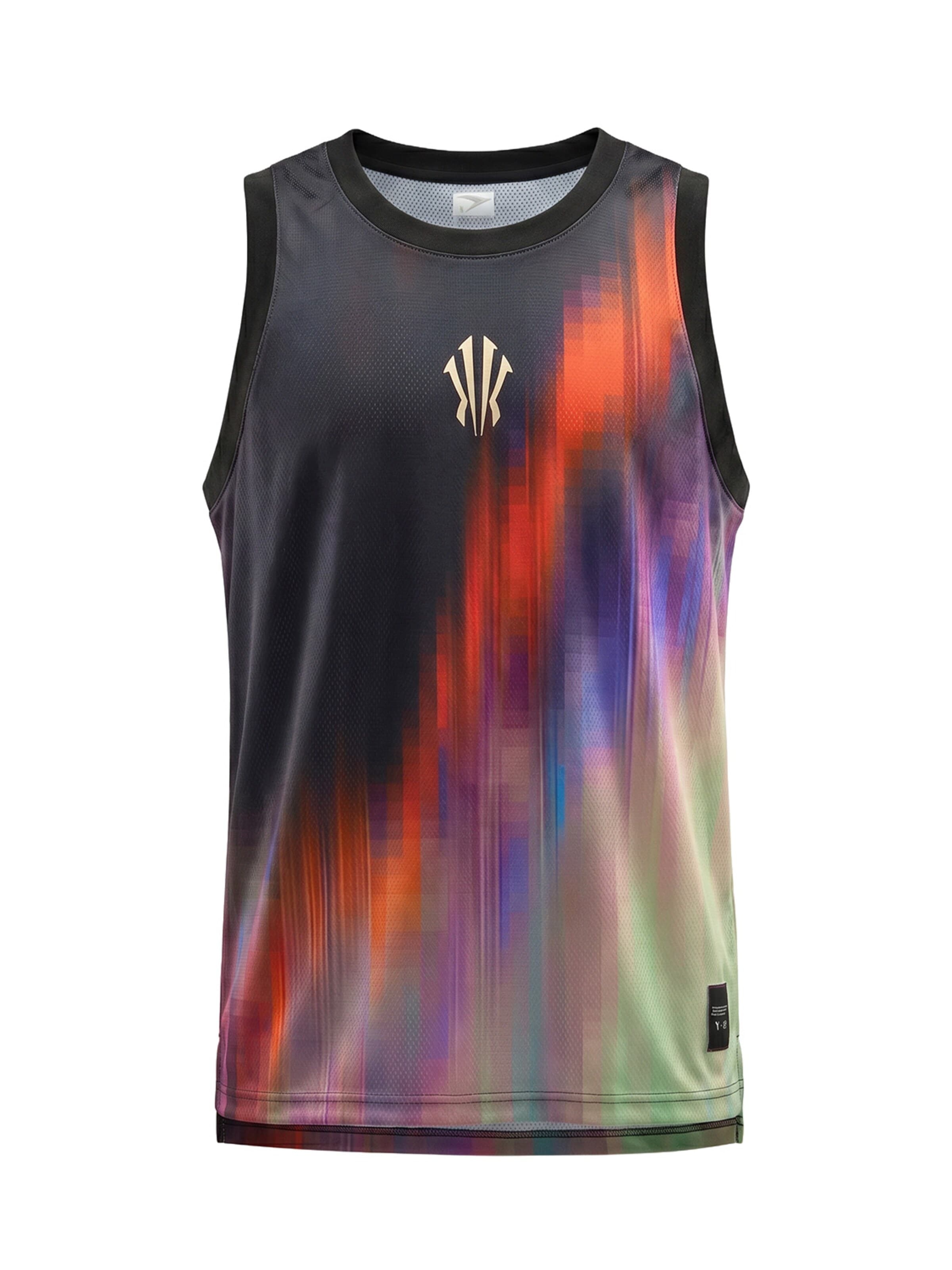 ANTA Shirt 'Anta KAI Jersey'‌‌‌‌‌‌‌‌‌ in Schwarz: Vorderseite