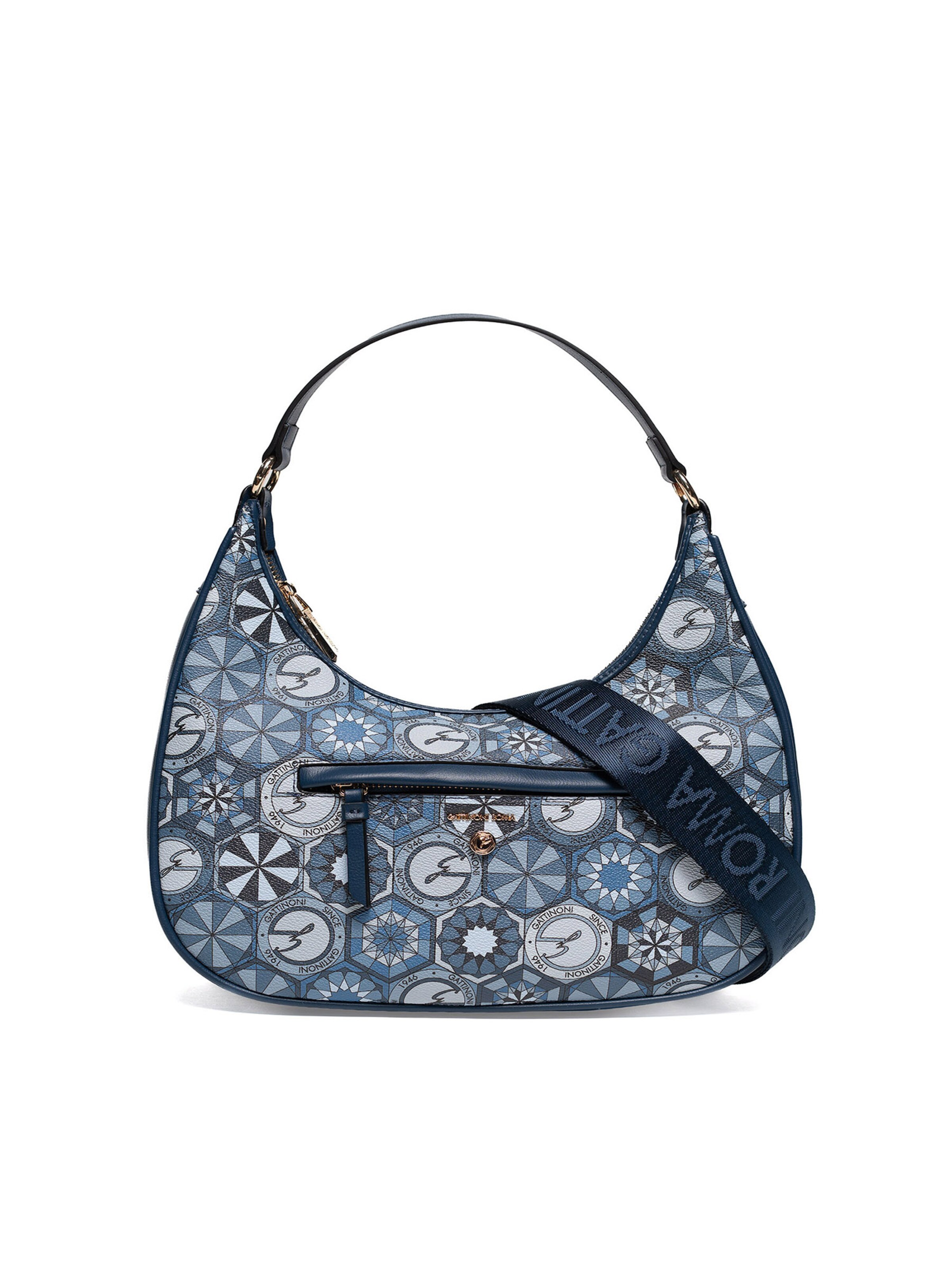 Borsa a mano di Gattinoni in blu: frontale